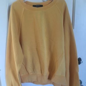 honey mustard forever 21 sweatshirt
